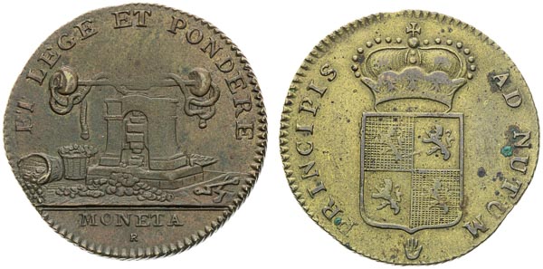 Tokens (1756-1767) (2 pcs) - front