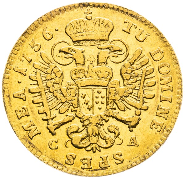 Ducat 1756 - back