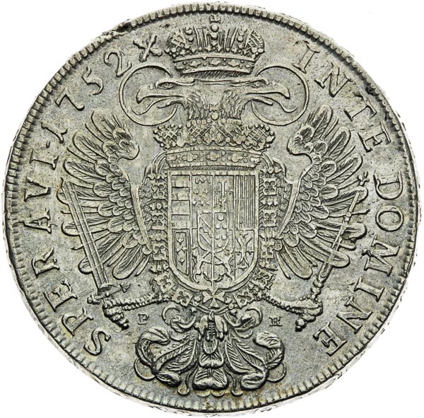 Thaler 1752 - back