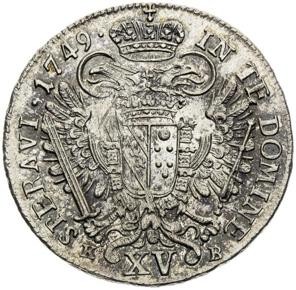 XV Kreutzer 1749 - back
