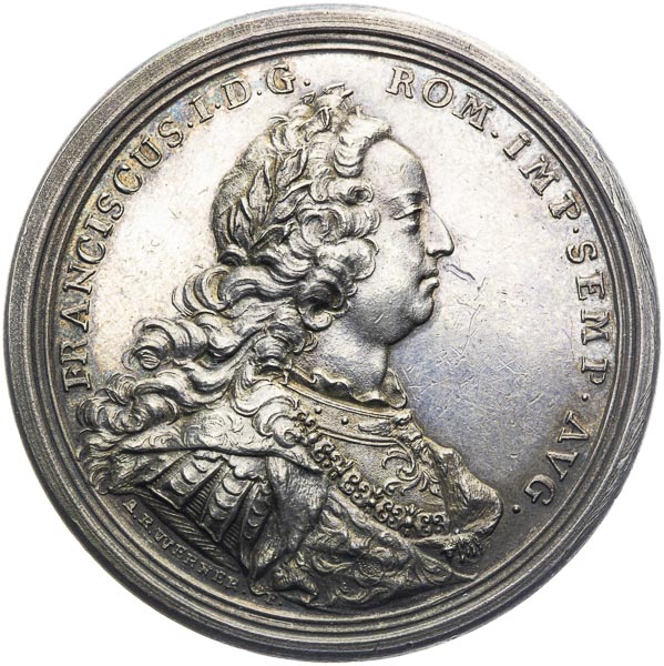 Silver Medal 1745 - front