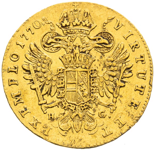 Ducat 1770 - back