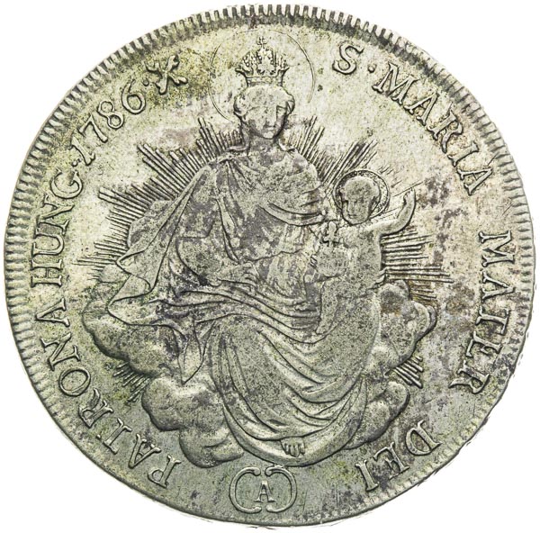1/2 Thaler 1786 - back