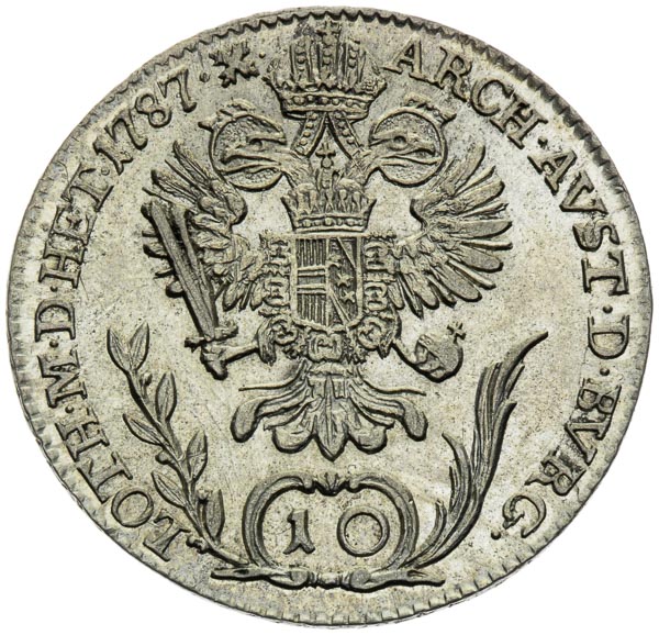 10 Kreutzer 1787 - back