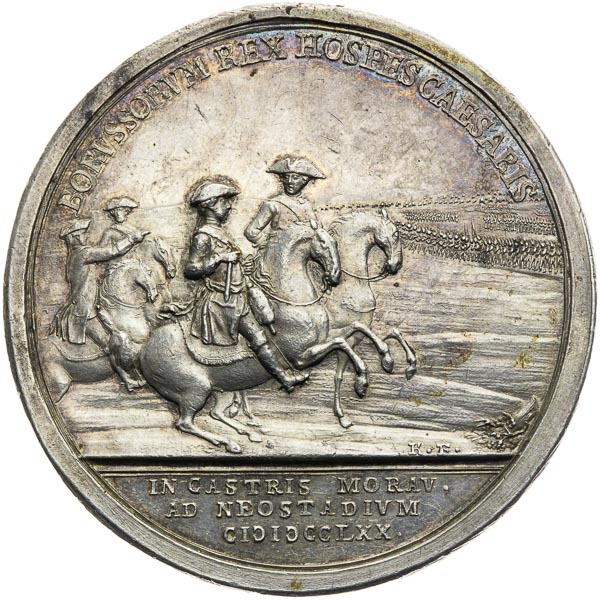 Silver medal 1770 - back