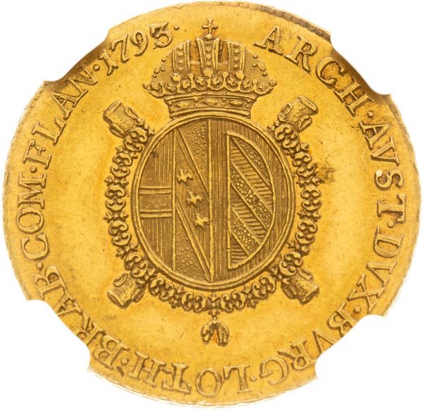 1/2 Sovrano 1793 - revers