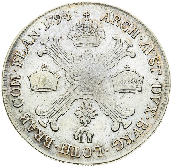 1/2 Tolar 1794 - revers