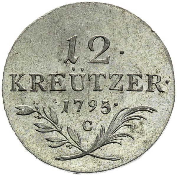 12 Krejcar 1795 - revers