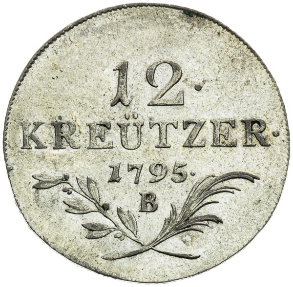 12 Kreutzer 1795 - back