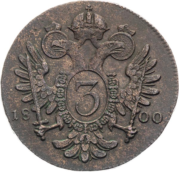 3 Kreutzer 1800 C - back