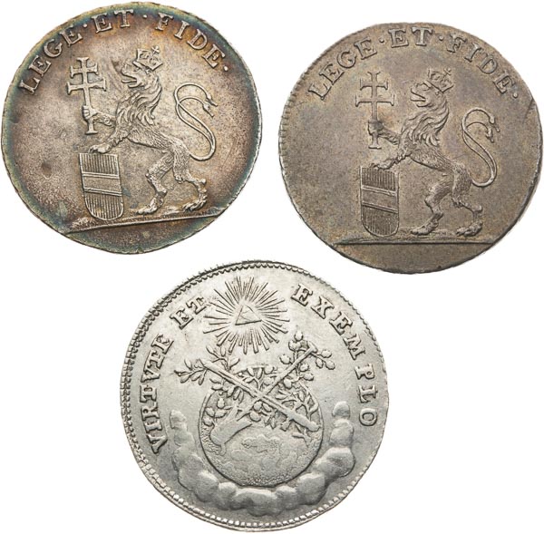 Silver token (3 pcs) - back