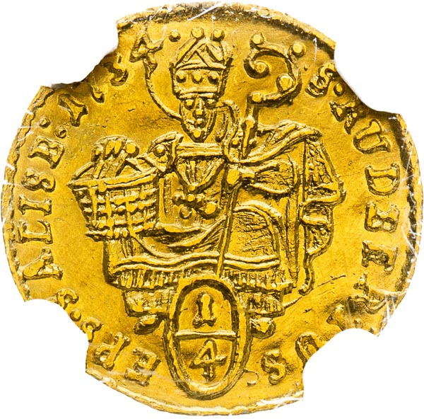 1/4 Ducat 1734 - front