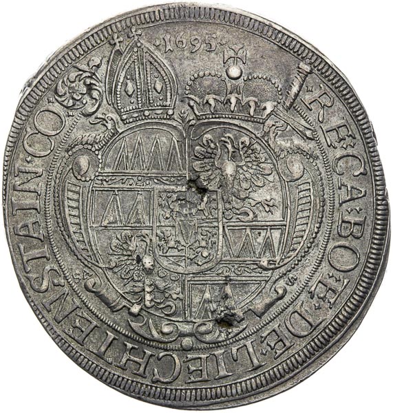 Thaler 1695 - back