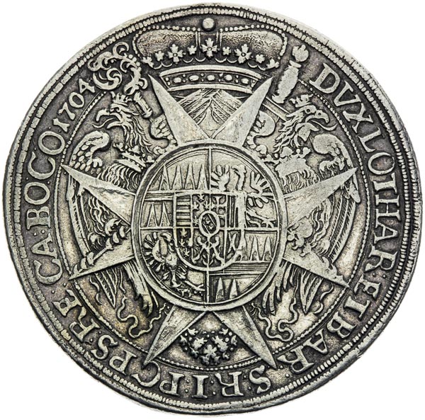 Thaler 1704 - back
