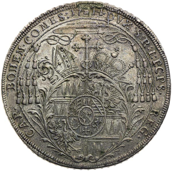 Thaler 1714 - back
