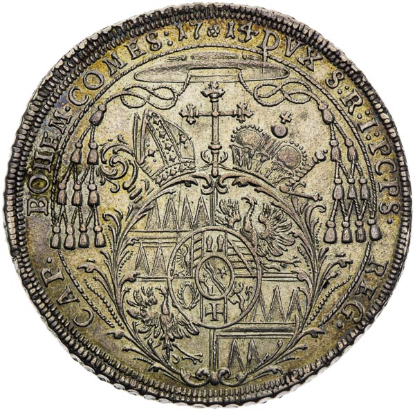 Thaler 1714 - back