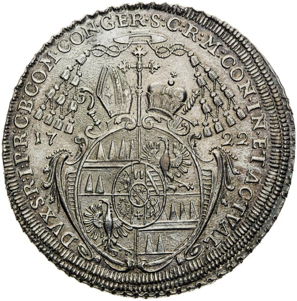 Thaler 1722 - back