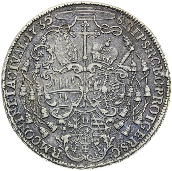 Thaler 1735 - back