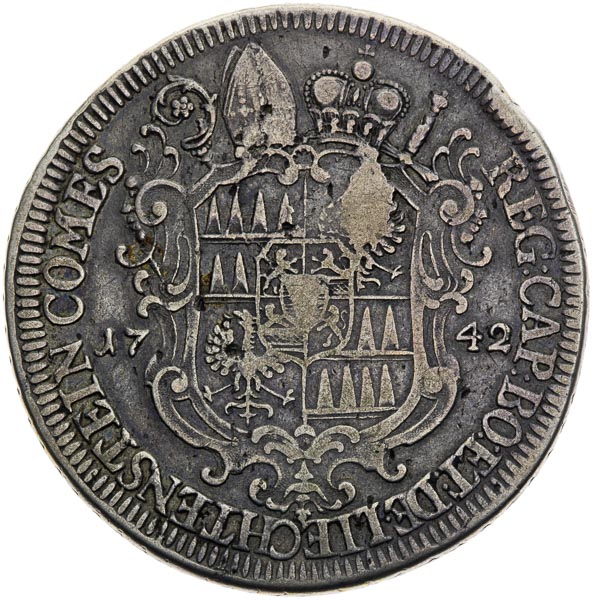 Thaler 1742 - back