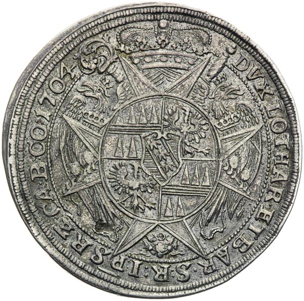 1/2 Thaler 1704 - back