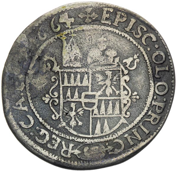 XV Kreutzer 1664 - back