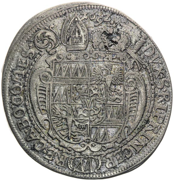 XV Kreutzer 1692 - back