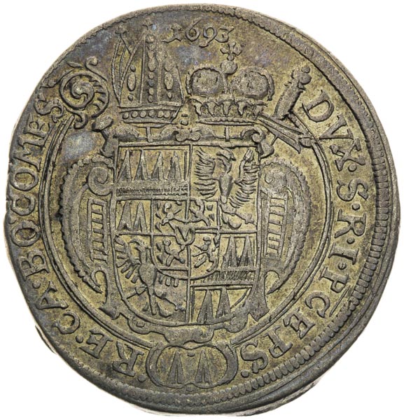 XV Kreutzer 1693 - back