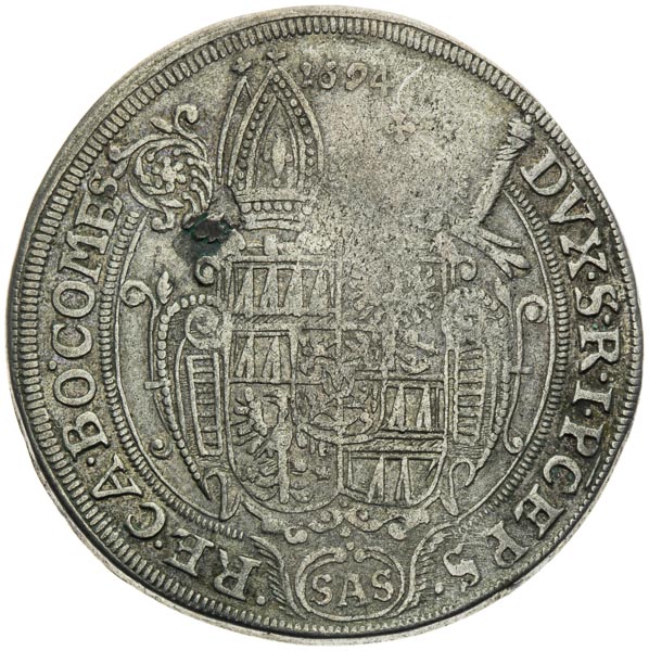XV Kreutzer 1694 - back