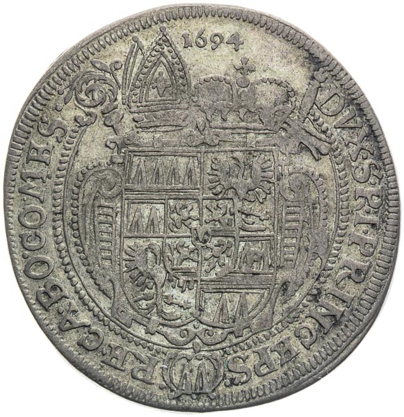 XV Kreutzer 1694 - back