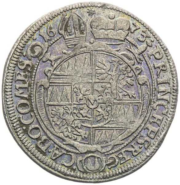 VI Kreutzer 1673 - back