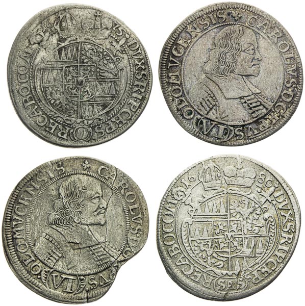 VI Kreutzer 1673-1680 (4 pcs) - back