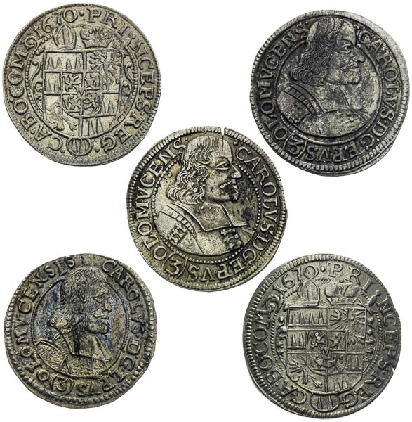 3 Kreutzer 1670 (5 pcs) - back