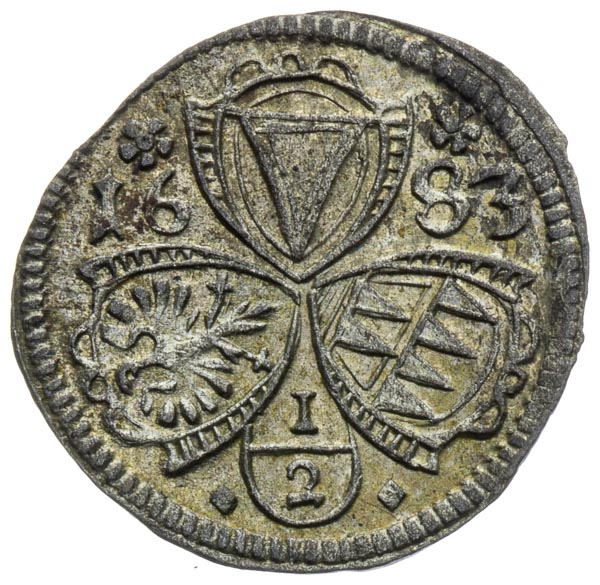 1/2 Kreutzer 1683 - front