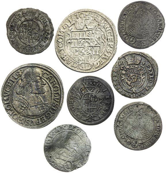 Silver coins (8 pcs) - back