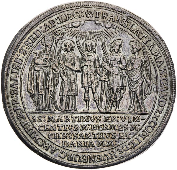Silver medal 1682 (Thaler) - front