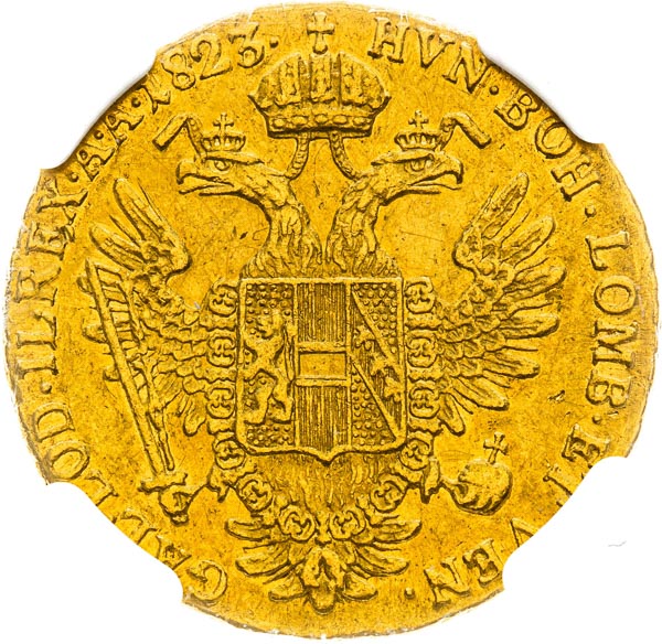 Ducat 1823 - back
