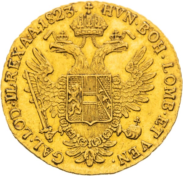 Ducat 1823 - back