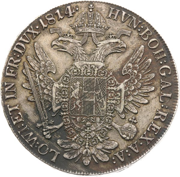 Thaler 1814 - back