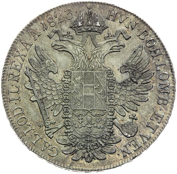 Thaler 1823 - back