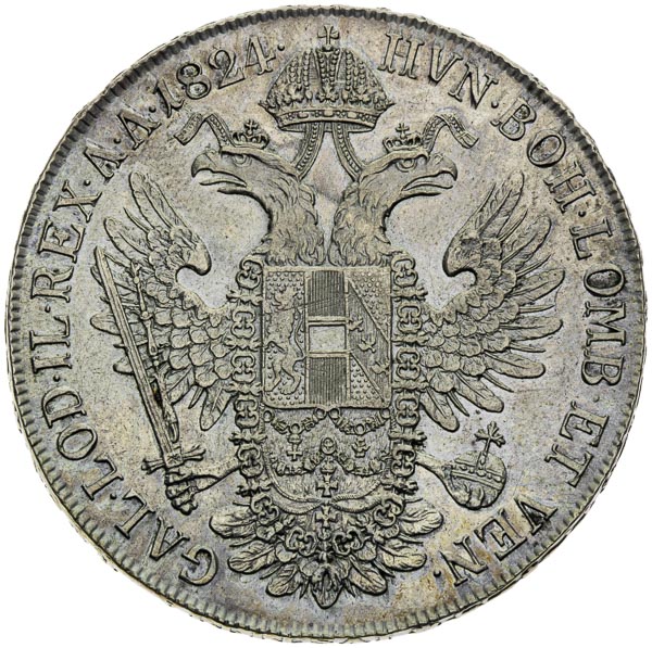 Thaler 1824 - back