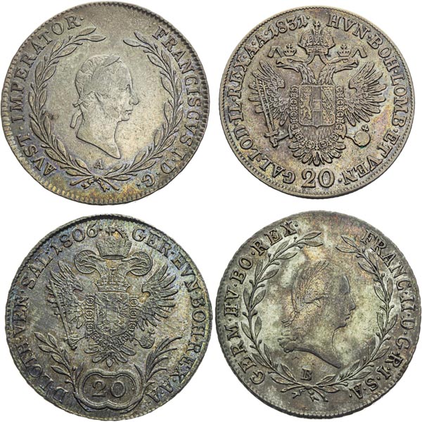 20 Kreutzer (4 pcs) - front