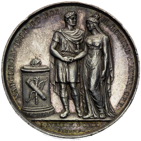 Silver medal 1810 - back