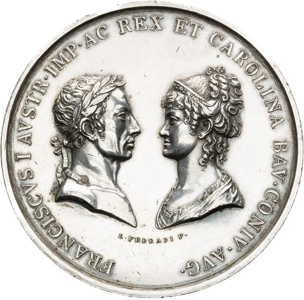 Silver medal 1816 - front