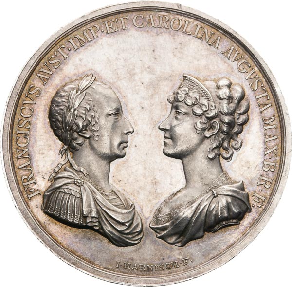 Silver medal 1816 - front