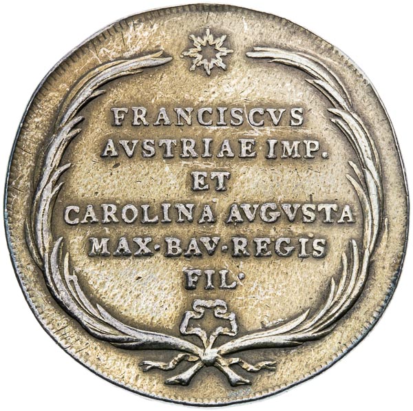 Silver token 1816 - front