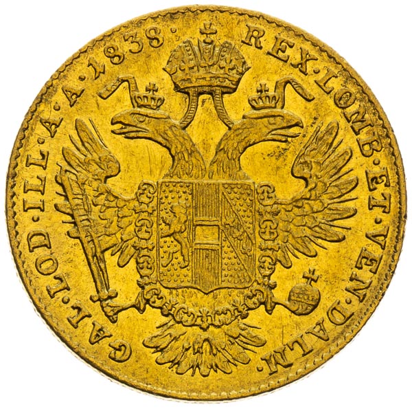 Ducat 1838 - back