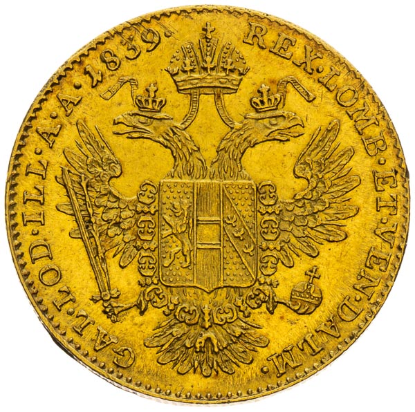 Ducat 1839 - back
