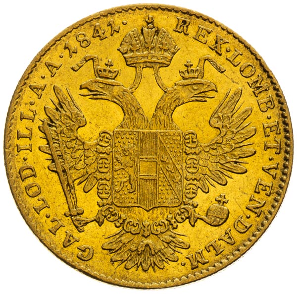 Ducat 1841 - back