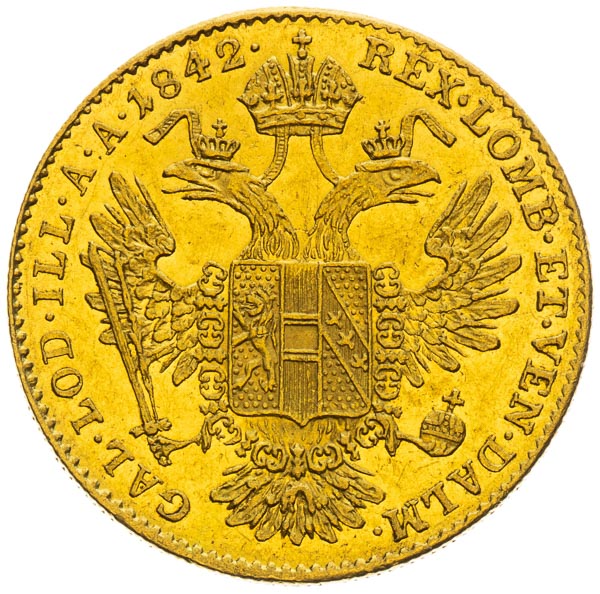 Ducat 1842 - back