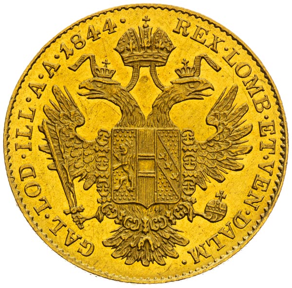 Ducat 1844 - back